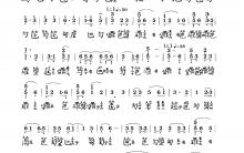 【玉楼春晓】古琴减字谱 简谱